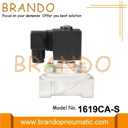 WIC Valve 3/4" Stainless Steel Electric Solenoid Steam Valve - Normally Closed, 24V AC, Zero Differential - 2SCL-3/4-24VAC-D